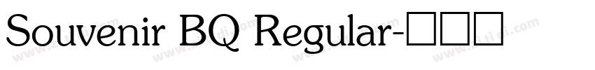 Souvenir BQ Regular字体转换